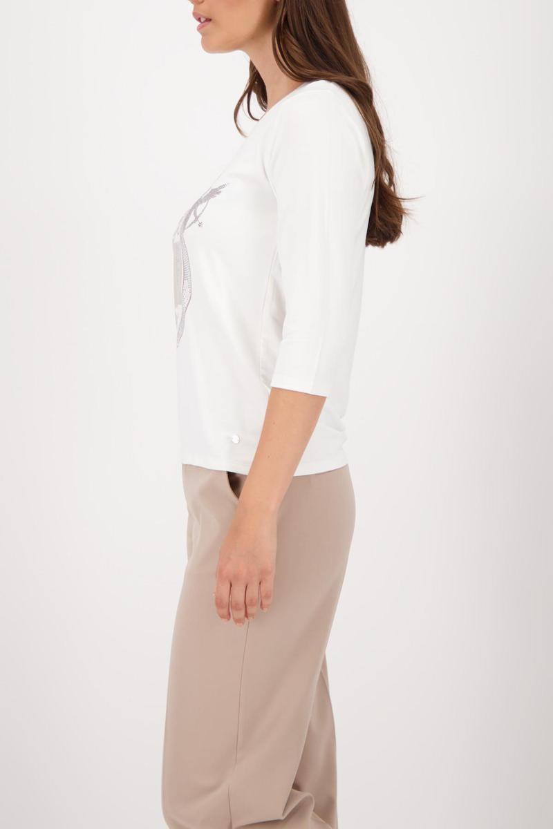 Monari T-Shirt 808842 Off-White 4