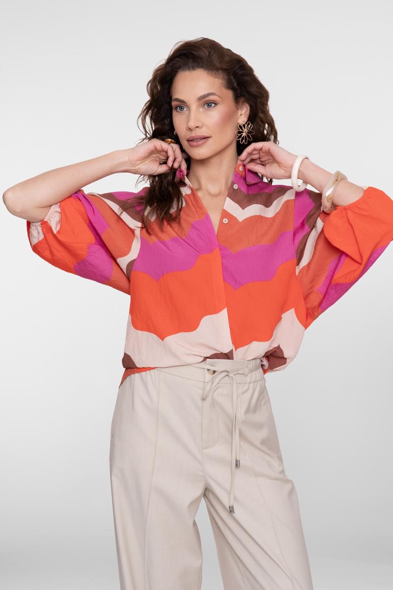 Geisha Blouse 63216-20 Oranje 5