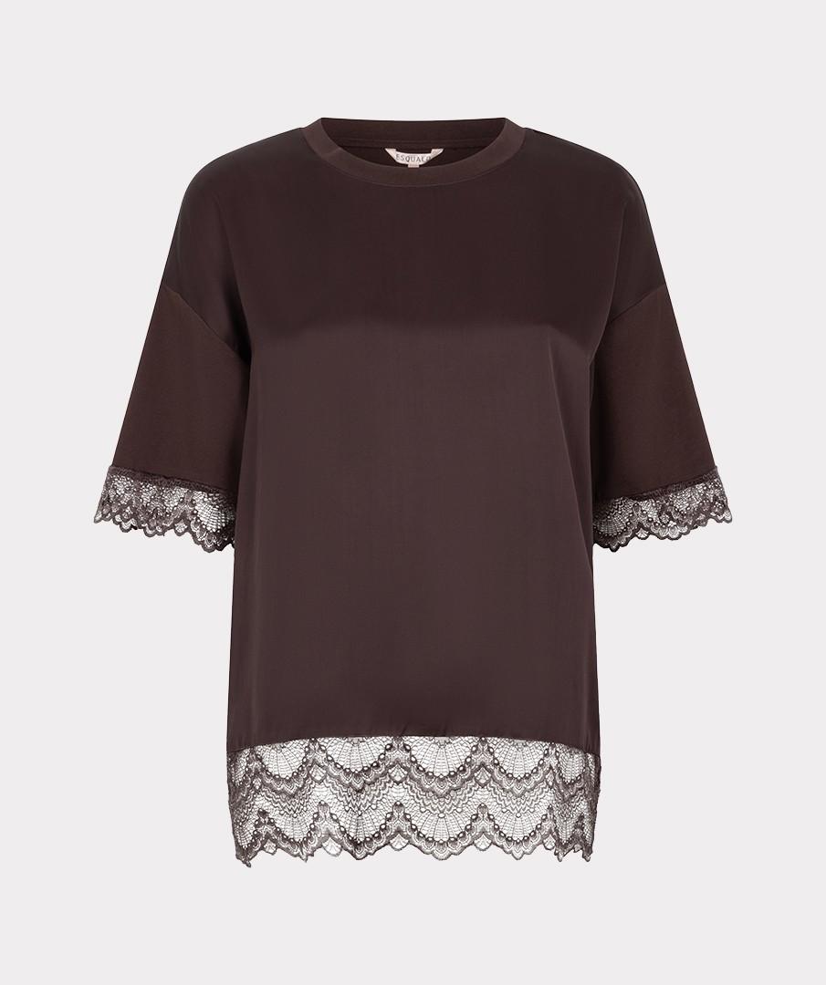 EsQualo T-Shirt F26.05516 Bruin 2