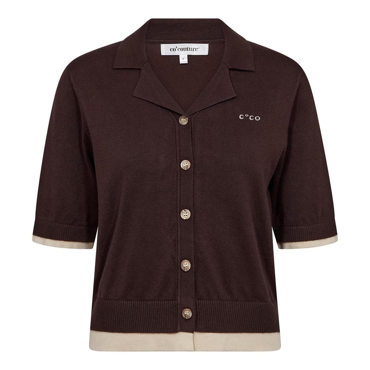 Co'Couture Vest Lue Bruin 1