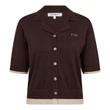 Co'Couture Vest Lue Bruin 1