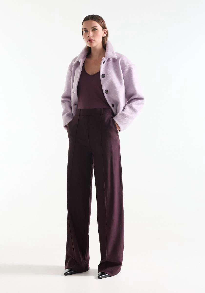Jansen Amsterdam Pantalon Aleid Paars 1
