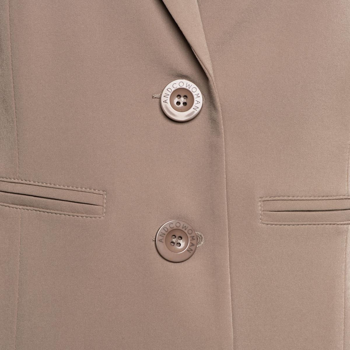 &Co Woman Blazer BZ110-2 Taupe 3