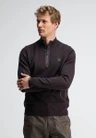 Butcher of Blue Trui Clifden Halfzip Bruin 1