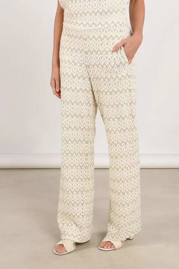 NUKUS Pantalon Vajenne Off-White 1