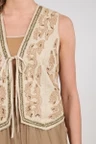 NUKUS Gilet Momo Beige 5
