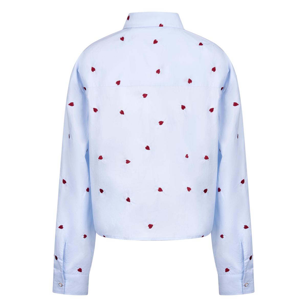 NUKUS Blouse Sorrento Blauw 4