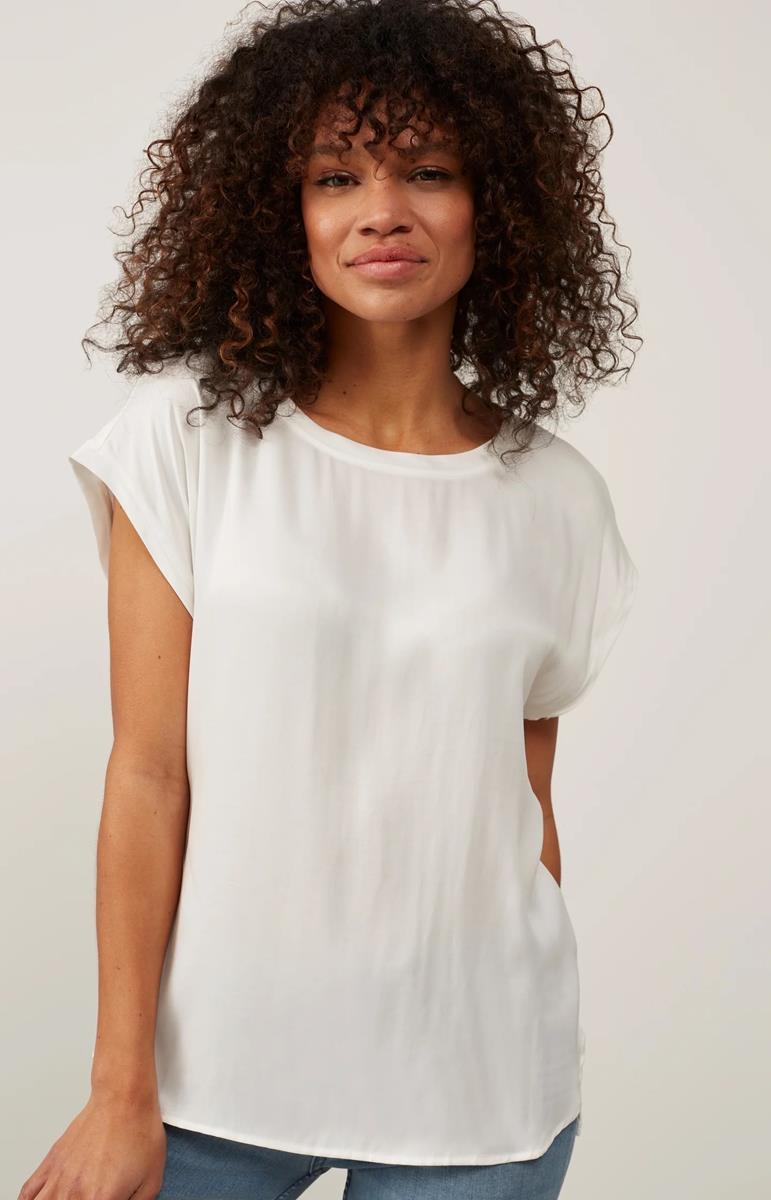 YAYA T-shirt 01-701010-N Off-White 1