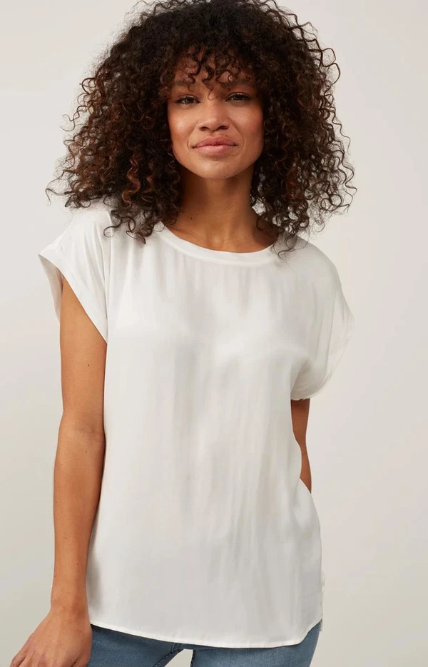 YAYA T-shirt 01-701010-N Off-White 1