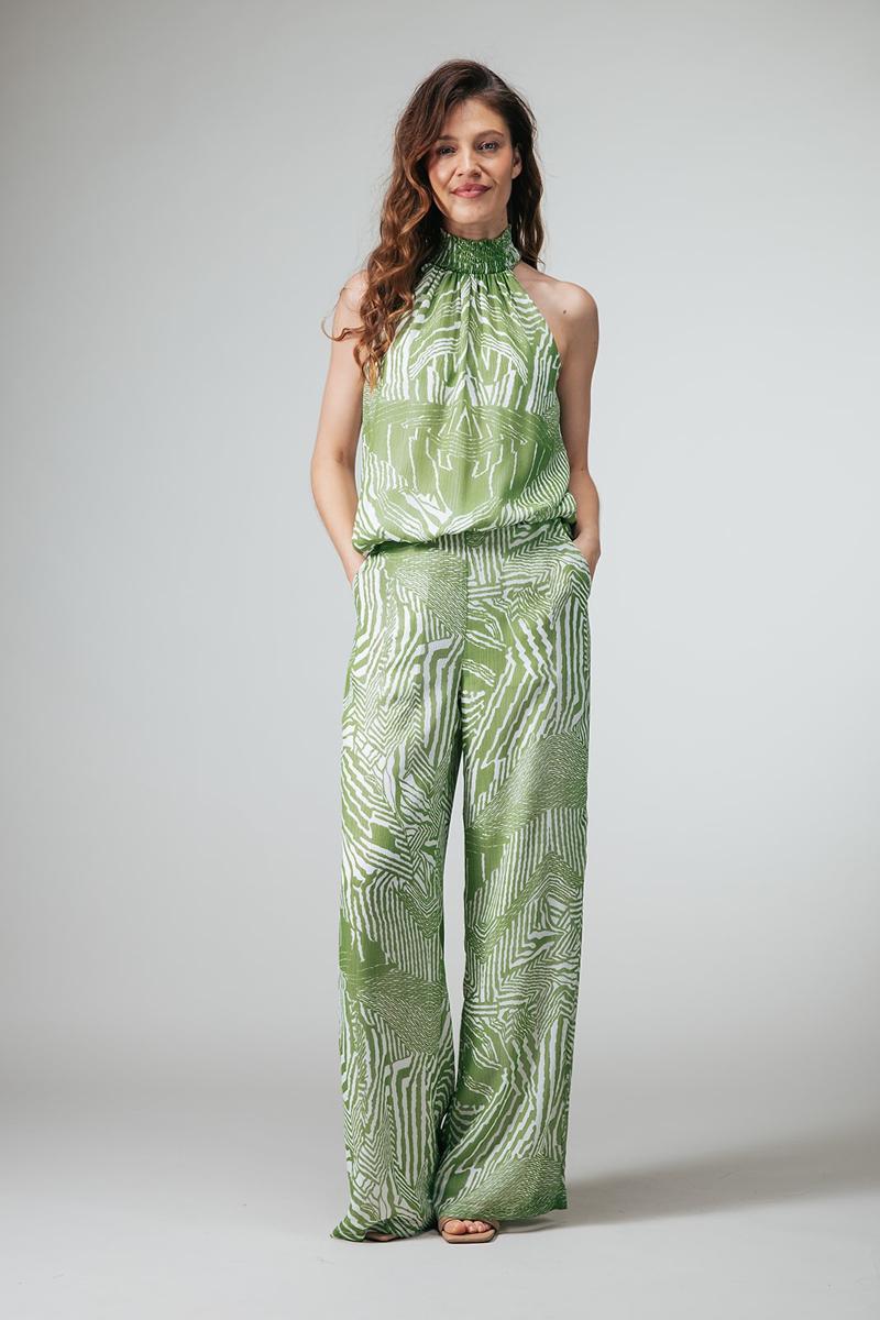 Label DOT Pantalon 2618018 Groen 4