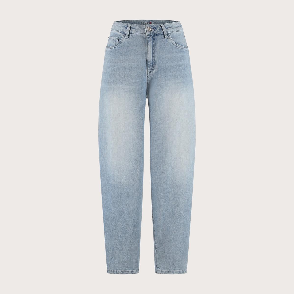 Florèz Jeans Fani Barrel Blauw 2