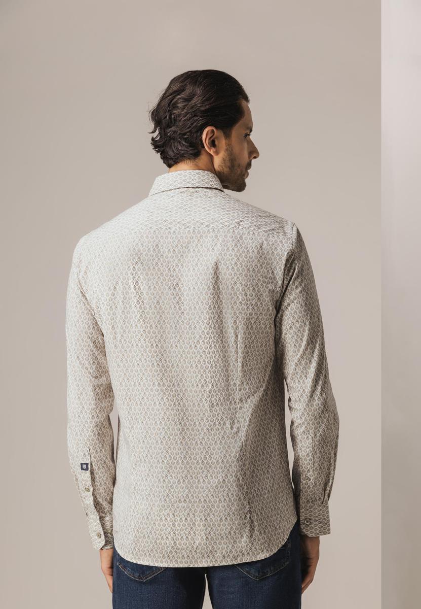 State of Art Overhemd 214-25256 Bruin 3