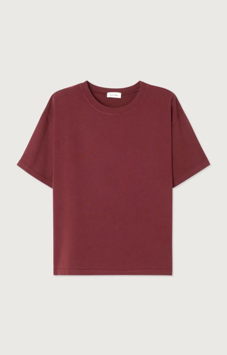 American Vintage T-Shirt Fizvalley Rood 1