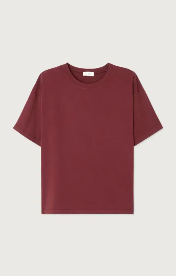 American Vintage T-Shirt Fizvalley Rood 1