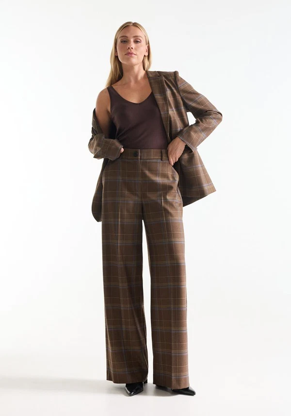 Jansen Amsterdam Pantalon Kian Bruin 1