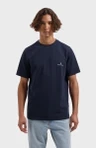 Law of the Sea T-Shirt Logo Blauw 1