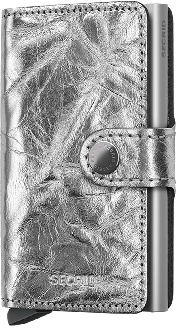 Secrid Miniwallet Crunch Silver Zilver 1