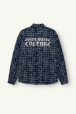 Don't waste culture Overshirt Levi Blauw 4