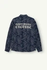 Don't waste culture Overshirt Levi Blauw 4