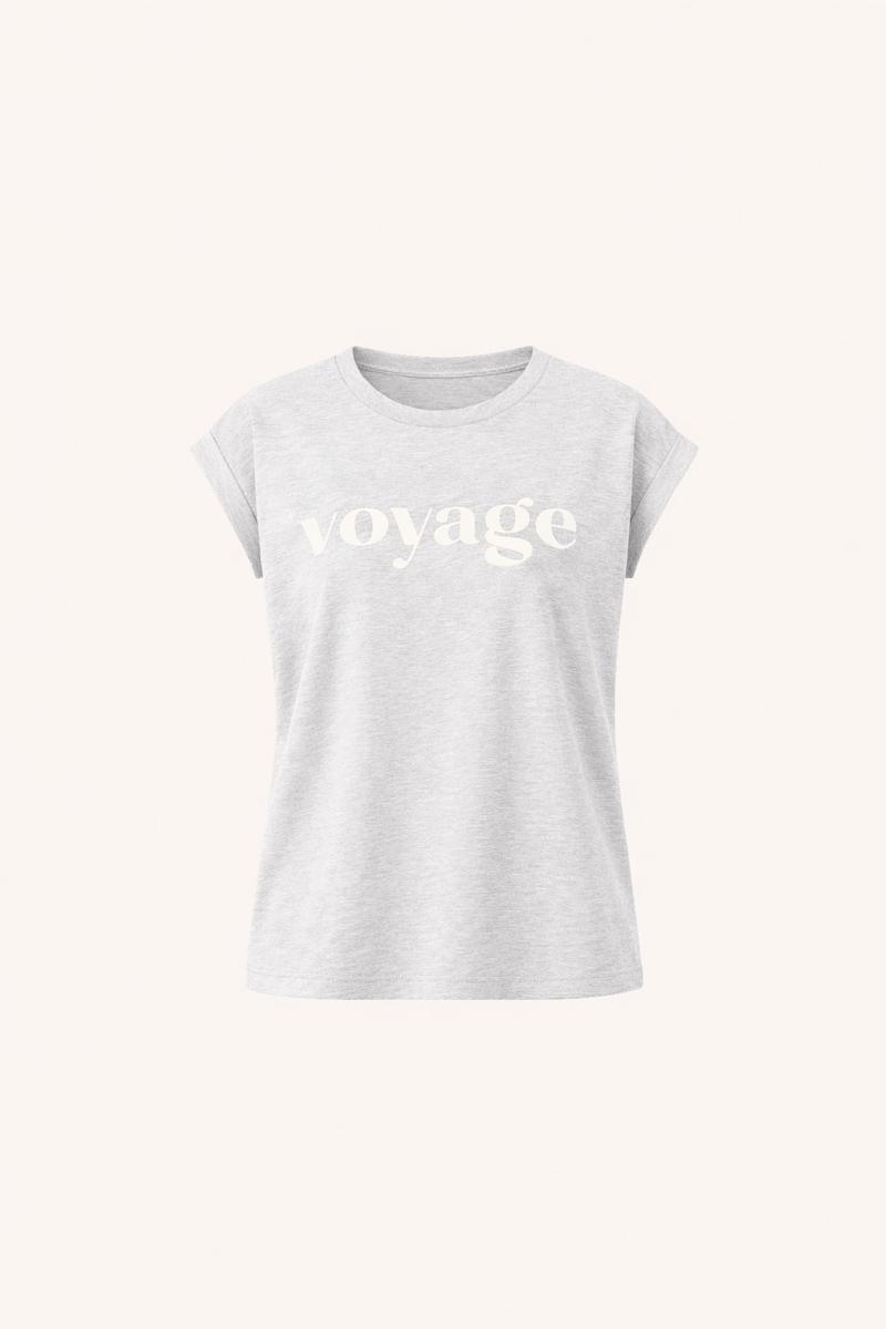 By-Bar T-Shirt Tobi Voyage Top Grijs 3