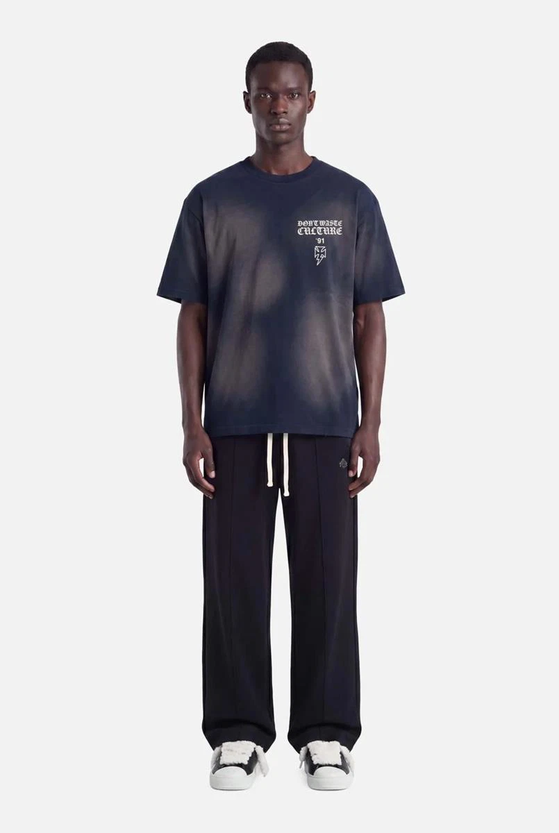Don't waste culture T-Shirt Thunder Blauw 3