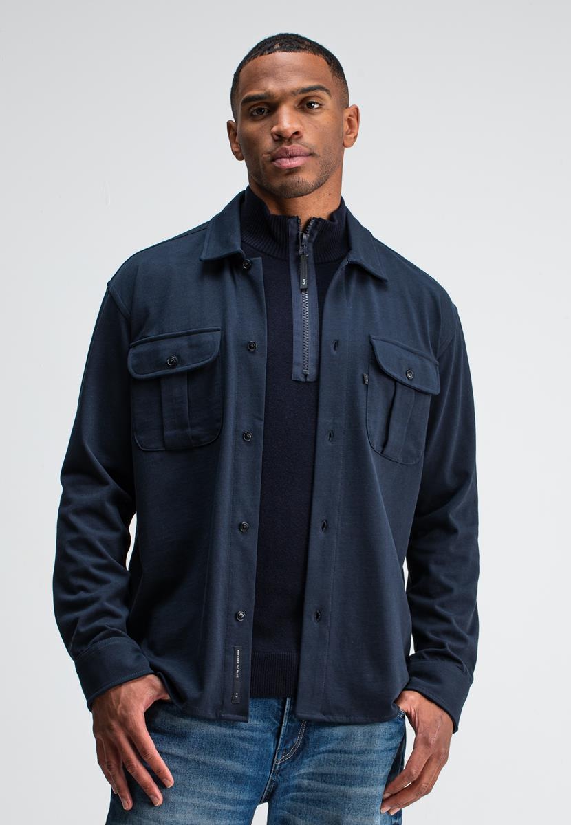 Butcher of Blue Overshirt M2524016 Blauw 1