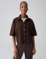 OPUS Blouse Fermes Bruin 1