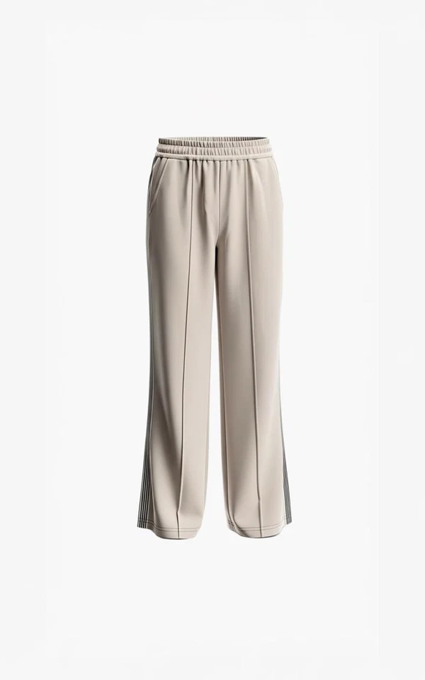 Aimée the Label Pantalon BabsS6 pique trou Beige 1