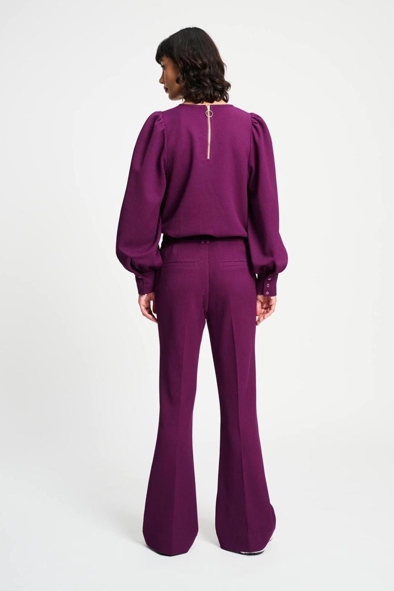 POM Amsterdam Pantalon Lara Plum Paars 3
