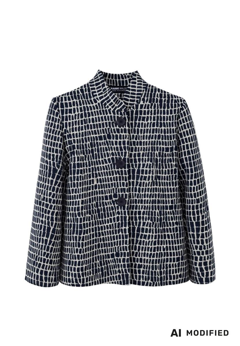 Frank Walder Blazer W62109302 Blauw 1