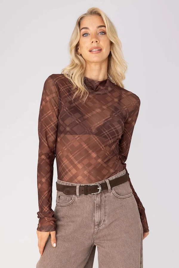 Anna T-Shirt 43A04-03926 Bruin 1