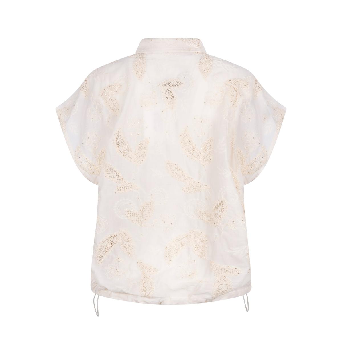 NUKUS Blouse Leonora Beige 4