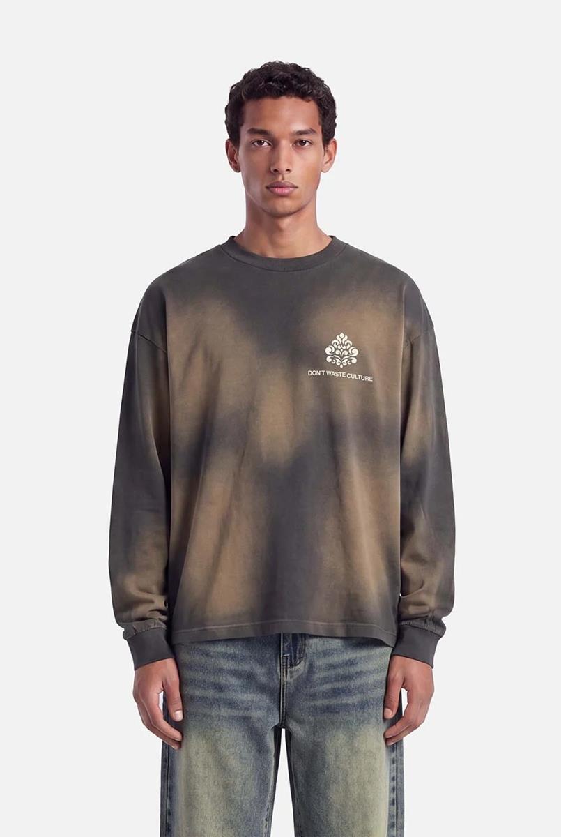 Don't waste culture Sweater Fade Grijs 1