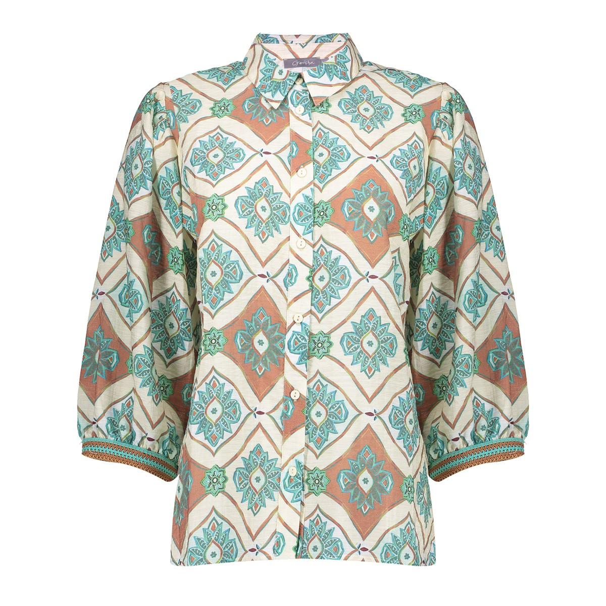 Geisha Blouse 63453-20 Blauw 4