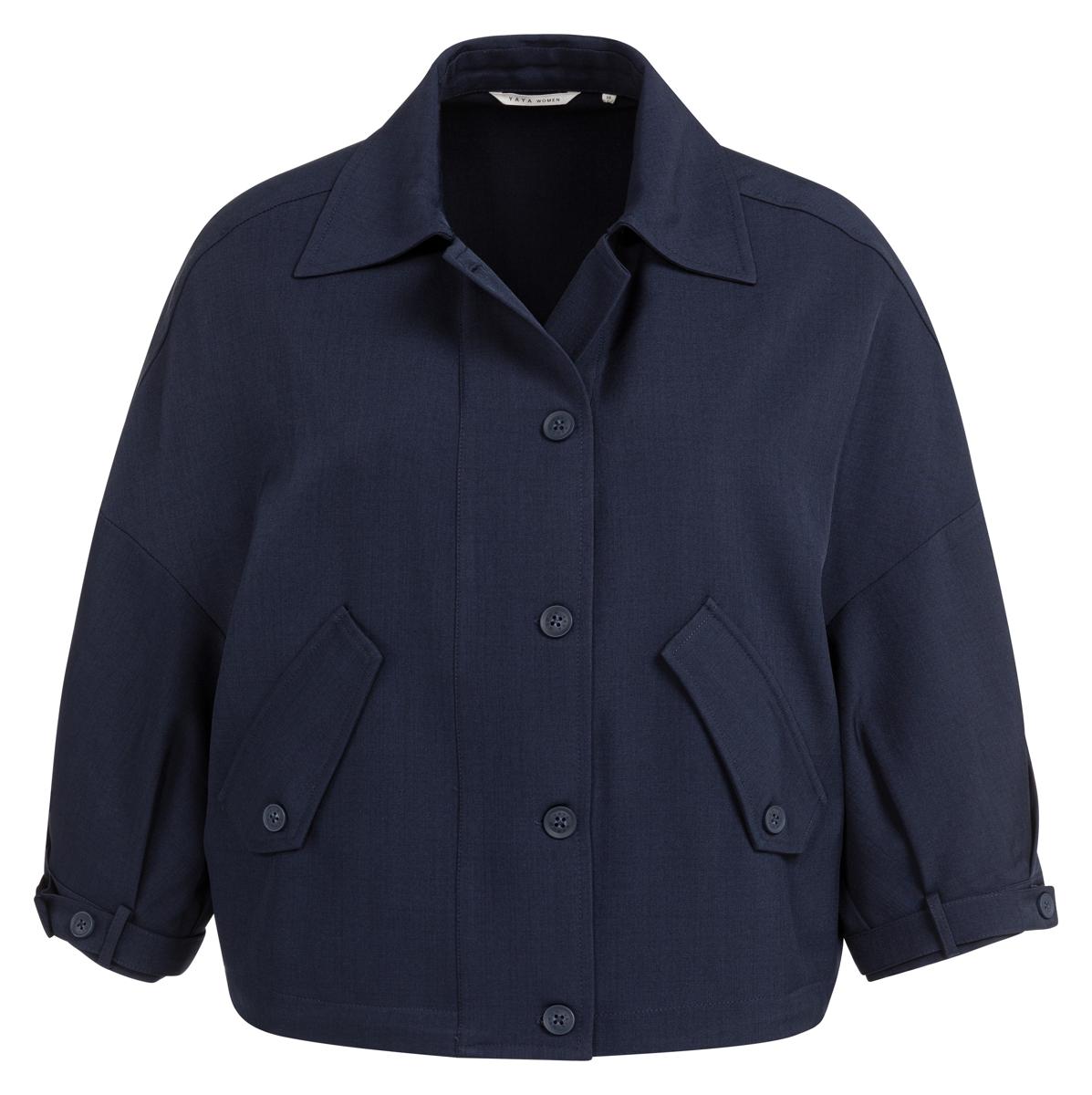 YAYA Blouse 01-201206-603 Blauw 2