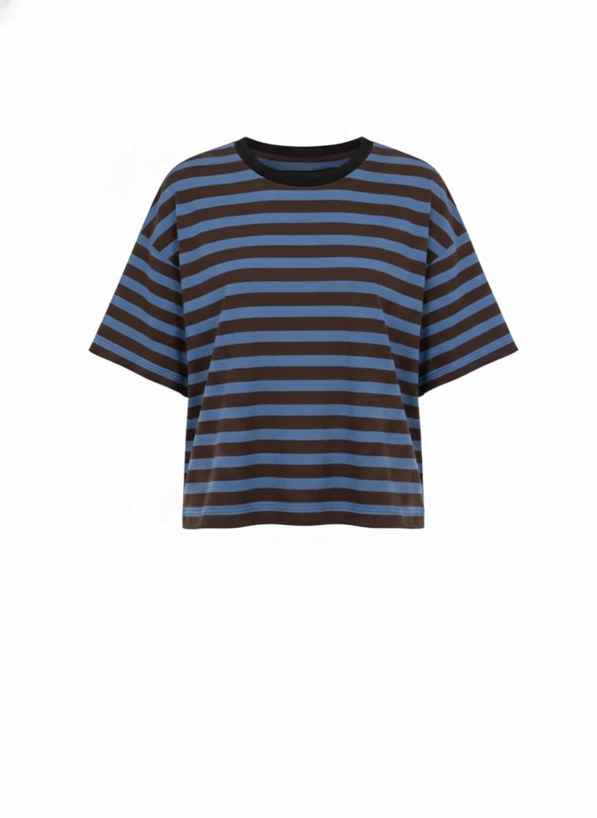 POM Amsterdam T-Shirt SP9718 Bruin 1