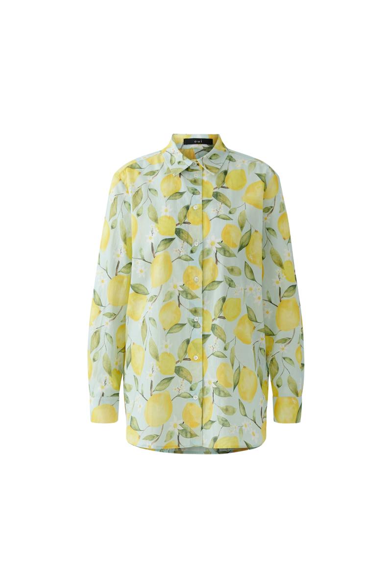 Oui Blouse 0097535 Geel  1