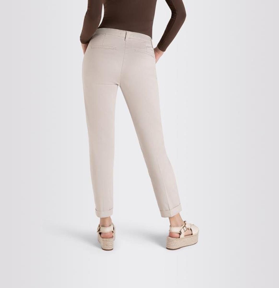 MAC MAC Pantalon Chino Turn Up Beige 5