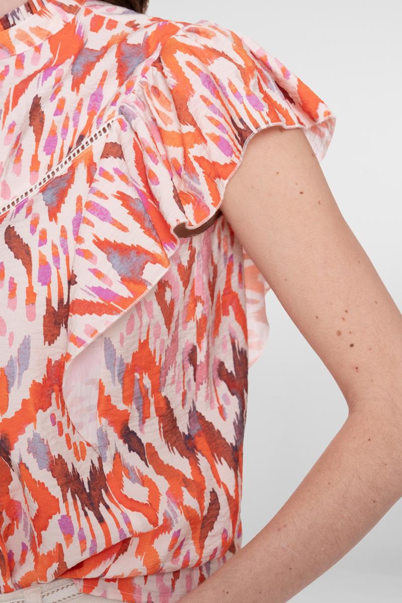 Geisha Blouse 63260-20 Oranje 4