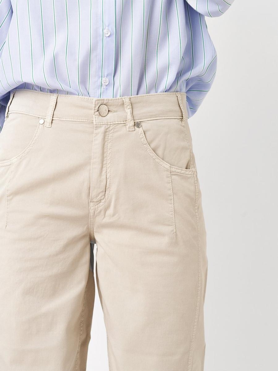 TONI Pantalon Liv Barrel 7/8 21-03/1125-38 Off-White 4