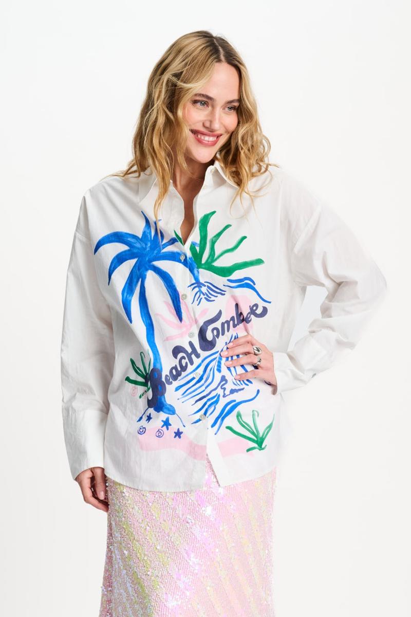 POM Amsterdam Blouse SP9547 Wit 1