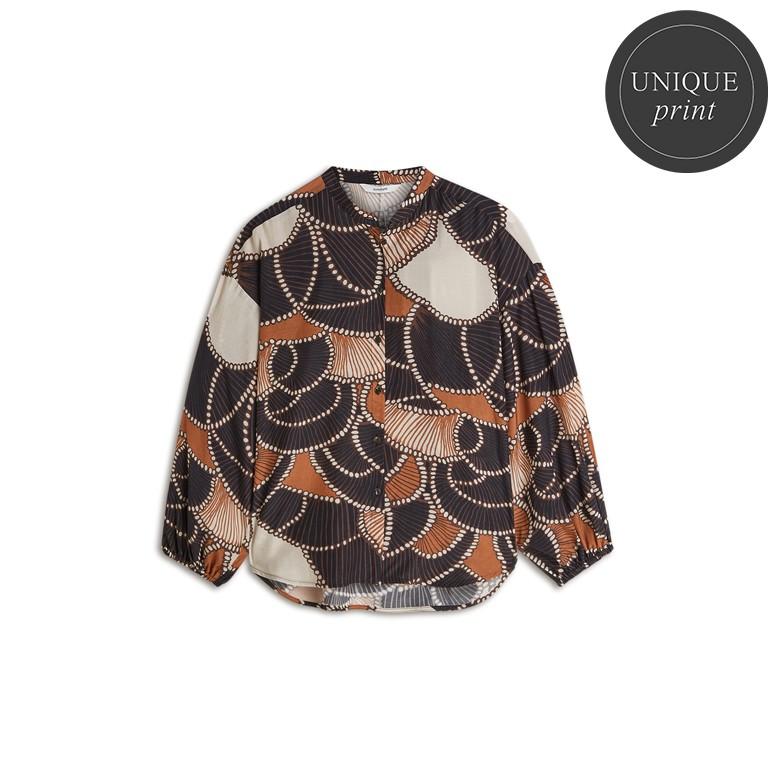 Summum Blouse 2s3458-12386 Bruin 2