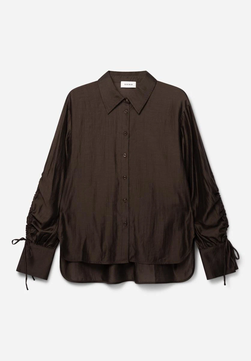 Aaiko Blouse MAREL LYO 512 Bruin 1