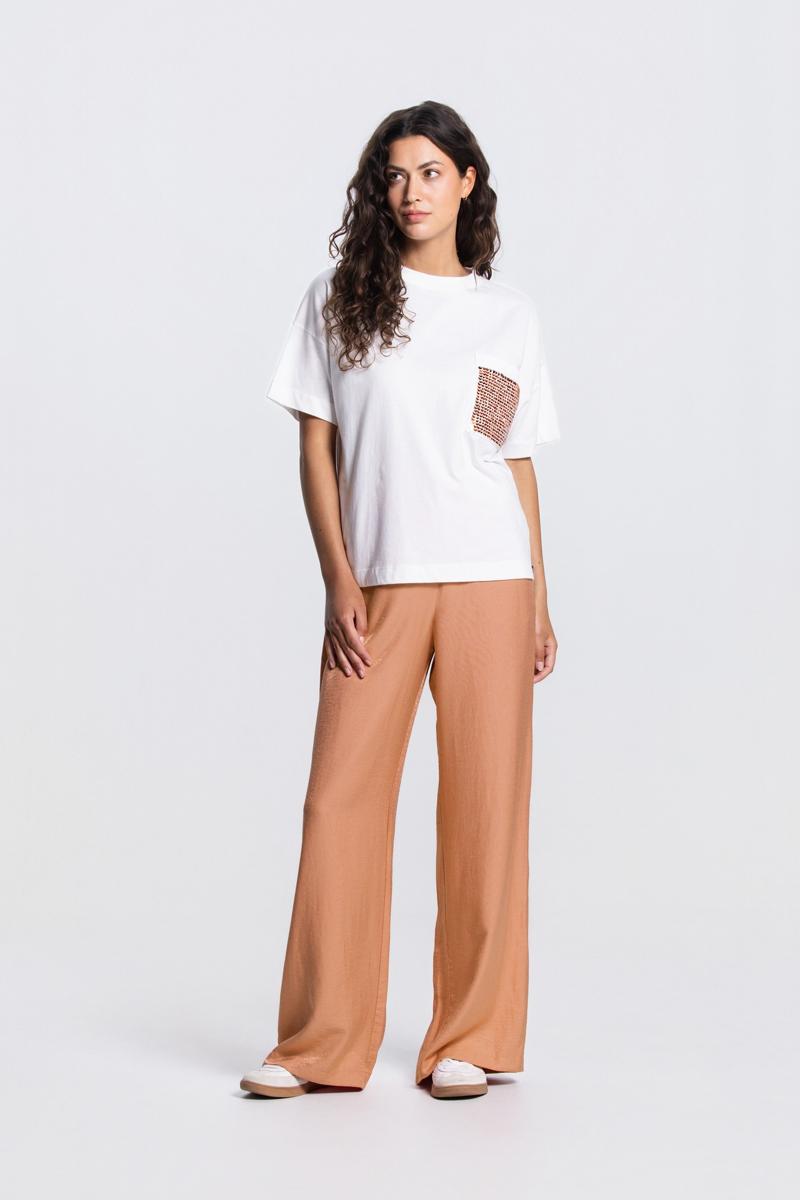 Jansen Amsterdam T-Shirt LIV SS26.4 Wit 2