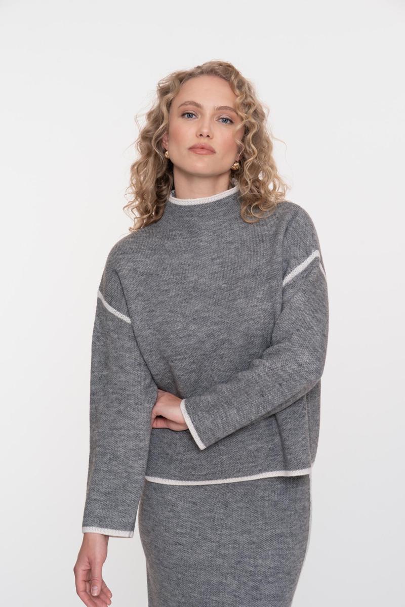 Geisha Trui 54801-10 Grijs 1