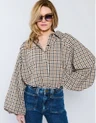 OU. Blouse Somer Bruin 1