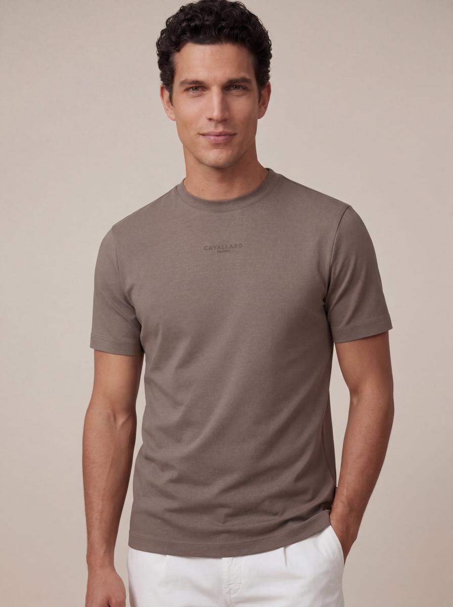 Cavallaro T-Shirt 117261007 Bruin 4