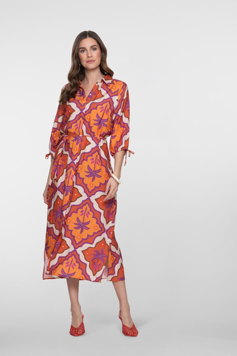 Geisha Jurk 67104-20 Oranje 1