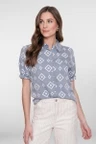 Geisha Blouse 63268-20 Blauw 1