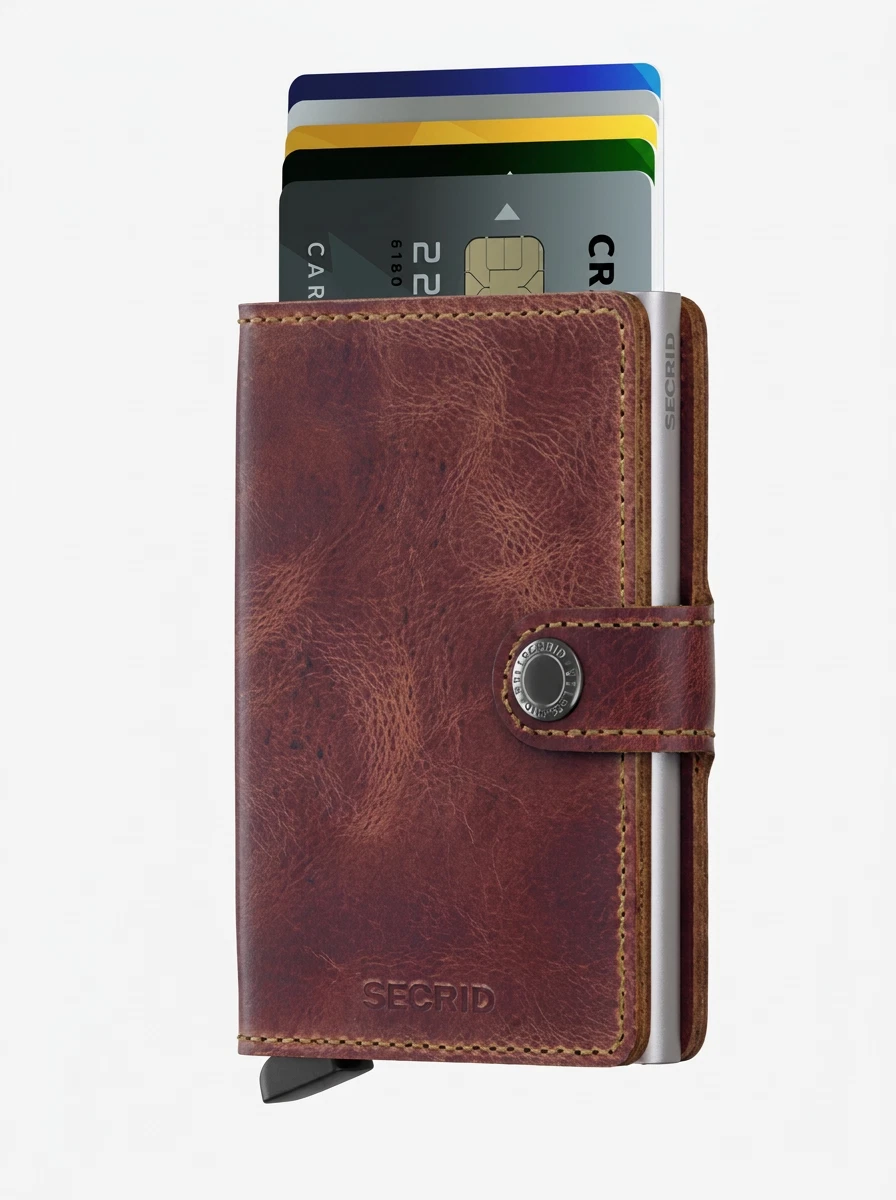 Secrid Miniwallet Vintage Brown Bruin 1